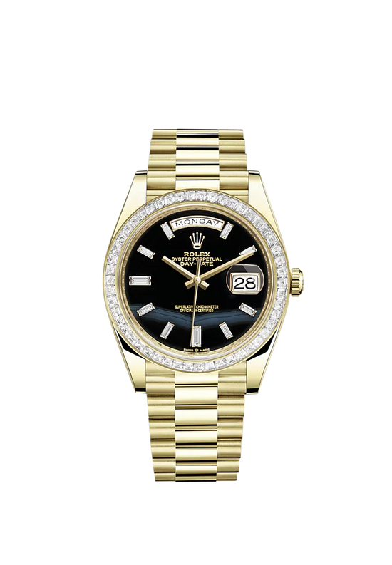 Rolex Replica Watch Day-Date, 40mm, 18k Yellow Gold and Diamonds, 228398tbr-0038