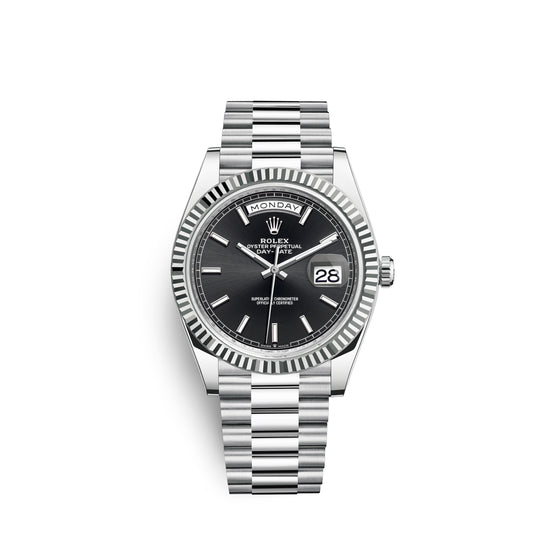 Rolex Replica Watch Day-Date, 40mm, Platinum, 228236-0003
