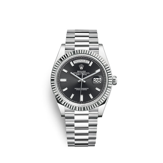 Rolex Replica Watch Day-Date, 40mm, Platinum, 228236-0004