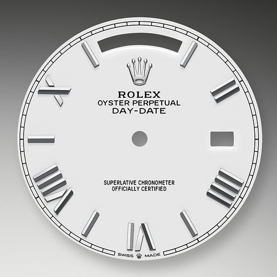 Rolex Replica Watch Day-Date, 40mm, Platinum, 228236-0010
