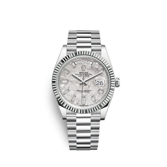 Rolex Replica Watch Day-Date, 40mm, Platinum, 228236-0011