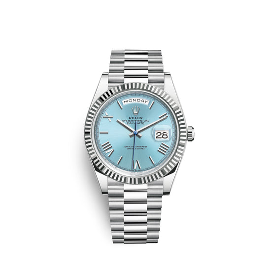 Rolex Replica Watch Day-Date 40mm, Platinum, 228236-0012