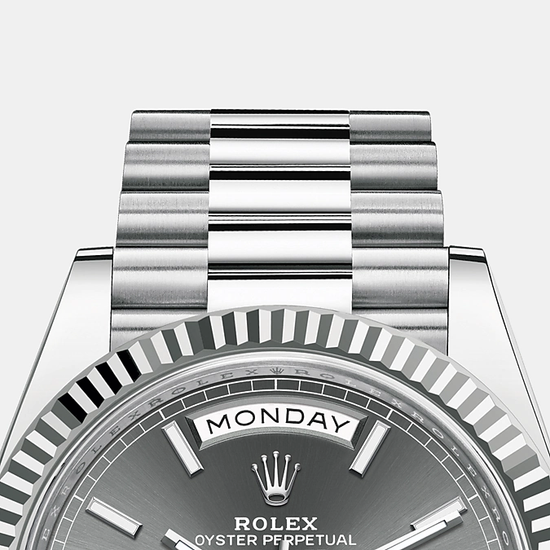Rolex Replica Watch Day-Date, 40mm, Platinum, 228236-0013