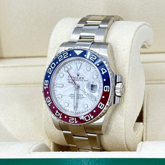 Rolex Replica Watch GMT-Master II 18 ct white gold 126719BLRO-0002
