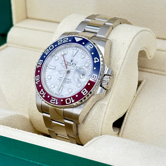 Rolex Replica Watch GMT-Master II 18 ct white gold 126719BLRO-0002