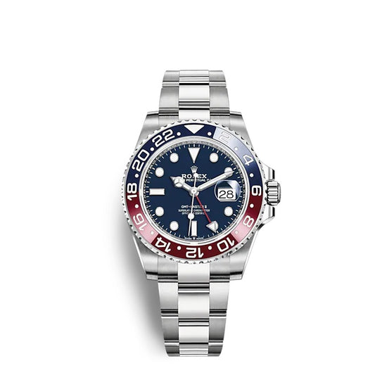 Rolex Replica Watch GMT-Master II 18 ct white gold 126719BLRO-0003