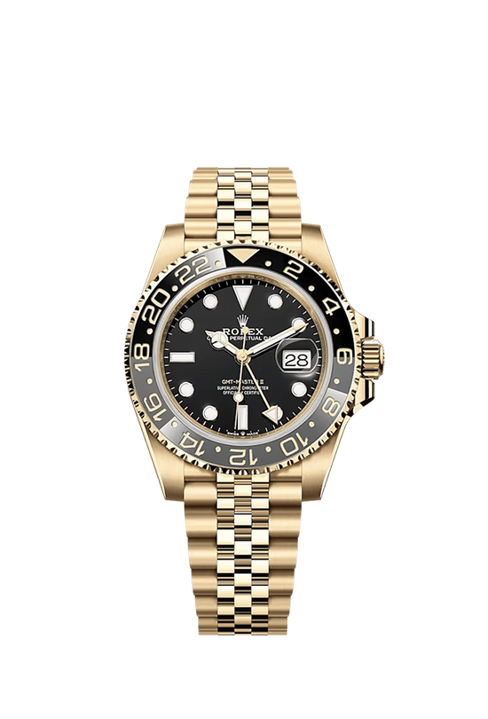 Rolex Replica Watch GMT-Master II, 40mm, 18k Yellow Gold, 126718GRNR-0001