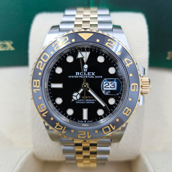 Rolex Replica Watch GMT-Master II, 40mm, Oystersteel and 18k Yellow Gold, 126713GRNR-0001