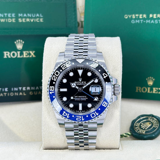 Rolex Replica Watch GMT-Master II, BATGIRL, Stainless Steel, 40mm, 126710BLNR-0002