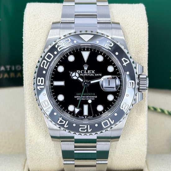 Rolex Replica Watch GMT-Master II,  Bruce Wayne, Black, Oyster, 126710grnr-0004