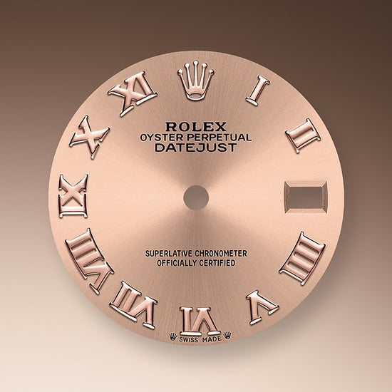 Rolex Replica Watch Lady-Datejust 28, 18k Everose Gold, 279175-0027