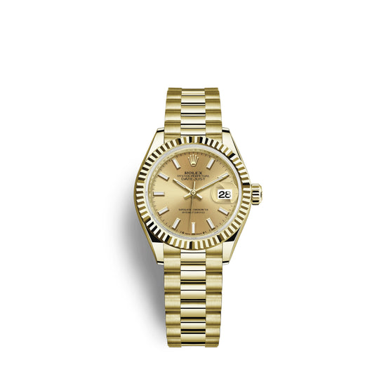 Rolex Replica Watch Lady-Datejust 28, 18k Yellow Gold, 279178-0001