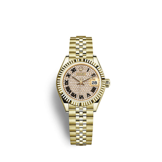Rolex Replica Watch Lady-Datejust 28, 18k Yellow Gold, 279178-0032