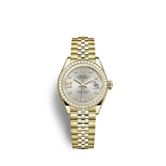 Rolex Replica Watch Lady-Datejust 28, 18kt Yellow Gold and diamonds, 279138RBR-0002