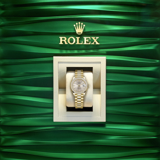 Rolex Replica Watch Lady-Datejust 28, 18kt Yellow Gold and diamonds, 279138RBR-0005