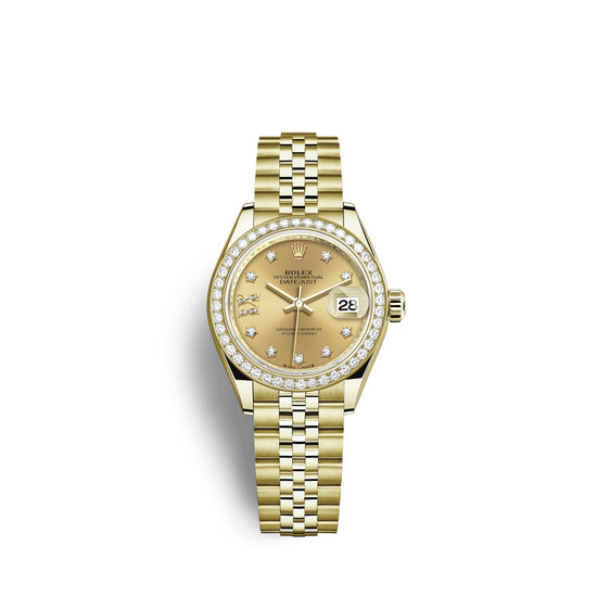 Rolex Replica Watch Lady-Datejust 28, 18kt Yellow Gold and diamonds, 279138RBR-0007
