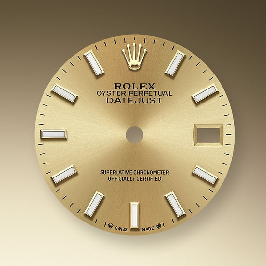 Rolex Replica Watch Lady-Datejust 28, 18kt Yellow Gold and diamonds, 279138RBR-0013
