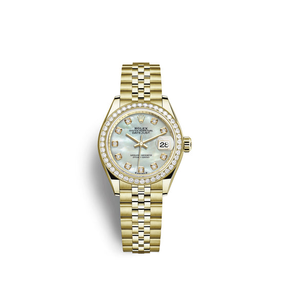 Rolex Replica Watch Lady-Datejust 28, 18kt Yellow Gold and diamonds, 279138RBR-0016