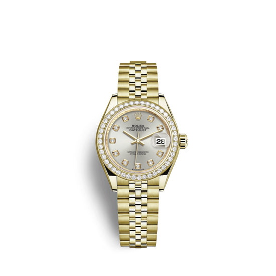 Rolex Replica Watch Lady-Datejust 28, 18kt Yellow Gold and diamonds, 279138RBR-0020