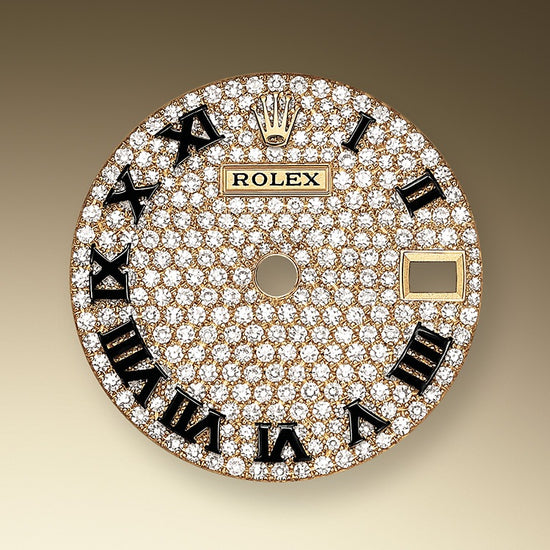 Rolex Replica Watch Lady-Datejust 28, 18kt Yellow Gold and diamonds, 279138RBR-0029
