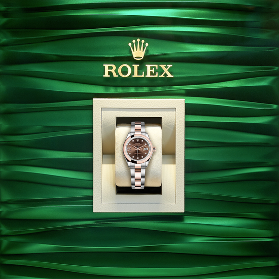 Rolex Replica Watch Lady-Datejust 28, Oystersteel and 18k Everose Gold, 279161-0004