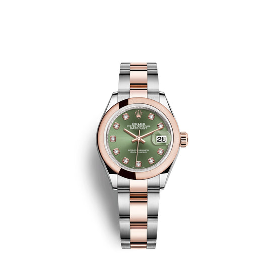 Rolex Replica Watch Lady-Datejust 28, Oystersteel and 18k Everose Gold, 279161-0008