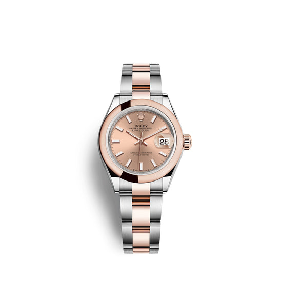 Rolex Replica Watch Lady-Datejust 28, Oystersteel and 18k Everose Gold, 279161-0024