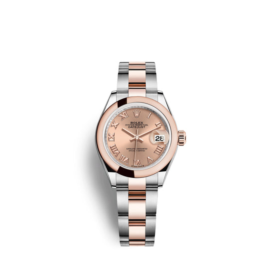 Rolex Replica Watch Lady-Datejust 28, Oystersteel and 18k Everose Gold, 279161-0026