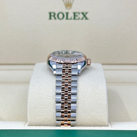 Rolex Replica Watch Lady-Datejust 28, Oystersteel and 18k Everose Gold, 279171-0007