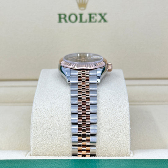 Rolex Replica Watch Lady-Datejust 28, Oystersteel and 18k Everose Gold, 279171-0009