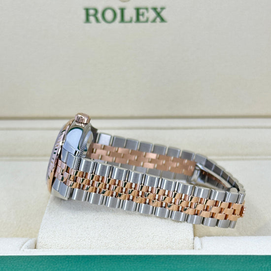 Rolex Replica Watch Lady-Datejust 28, Oystersteel and 18k Everose Gold, 279171-0009