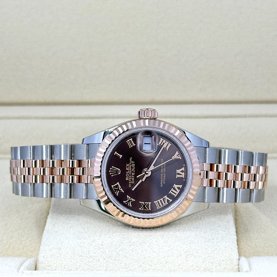 Rolex Replica Watch Lady-Datejust 28, Oystersteel and 18k Everose Gold, 279171-0009