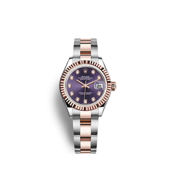 Rolex Replica Watch Lady-Datejust 28, Oystersteel and 18k Everose Gold, 279171-0016