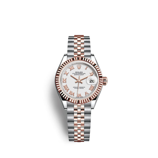 Rolex Replica Watch Lady-Datejust 28, Oystersteel and 18k Everose Gold, 279171-0021