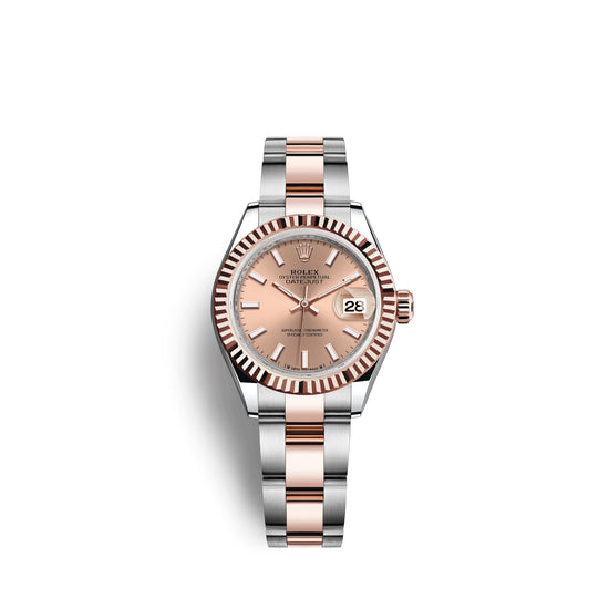 Rolex Replica Watch Lady-Datejust 28, Oystersteel and 18k Everose Gold, 279171-0024