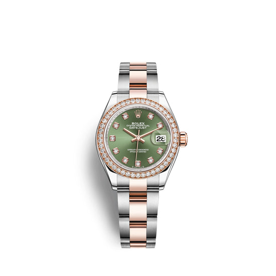 Rolex Replica Watch Lady-Datejust 28, Oystersteel and 18k Everose Gold, 279381RBR-0008