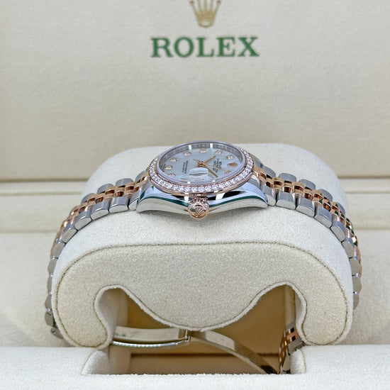 Rolex Replica Watch Lady-Datejust 28, Oystersteel and 18k Everose Gold, 279381RBR-0013