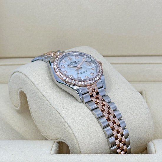 Rolex Replica Watch Lady-Datejust 28, Oystersteel and 18k Everose Gold, 279381RBR-0013
