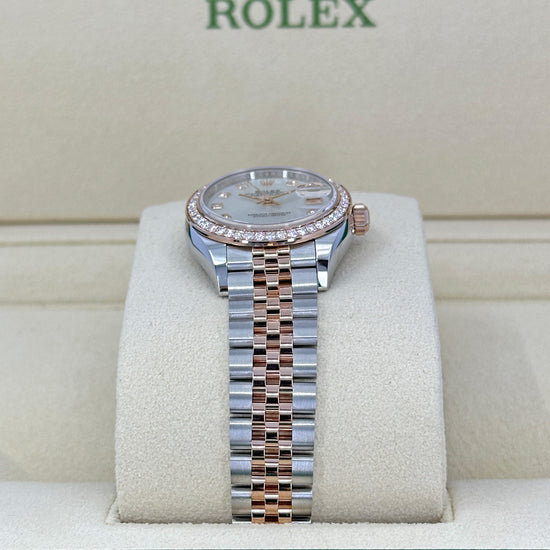 Rolex Replica Watch Lady-Datejust 28, Oystersteel and 18k Everose Gold, 279381RBR-0013