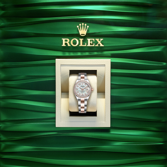 Rolex Replica Watch Lady-Datejust 28, Oystersteel and 18k Everose Gold, 279381RBR-0014