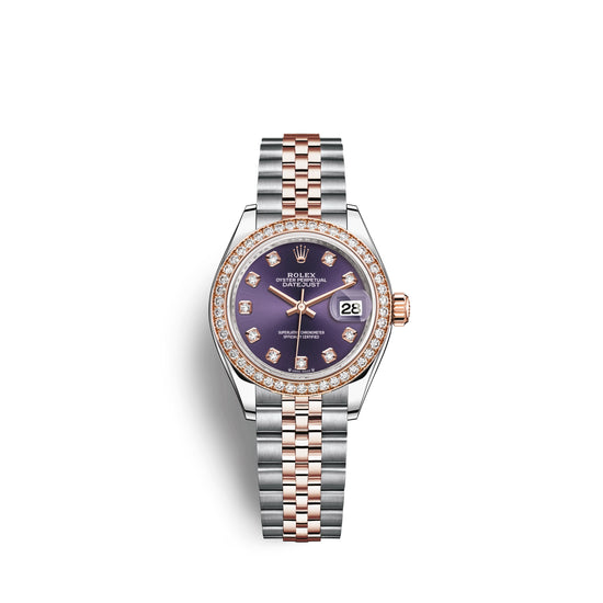 Rolex Replica Watch Lady-Datejust 28, Oystersteel and 18k Everose Gold, 279381RBR-0015