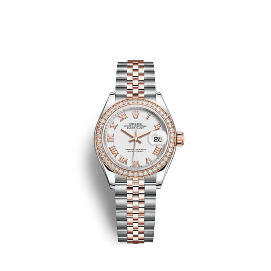 Rolex Replica Watch Lady-Datejust 28, Oystersteel and 18k Everose Gold, 279381RBR-0021