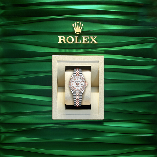 Rolex Replica Watch Lady-Datejust 28, Oystersteel and 18k Everose Gold, 279381RBR-0021