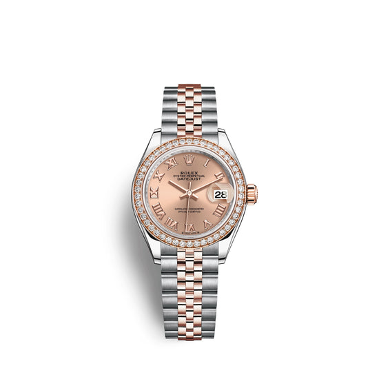 Rolex Replica Watch Lady-Datejust 28, Oystersteel and 18k Everose Gold, 279381RBR-0025