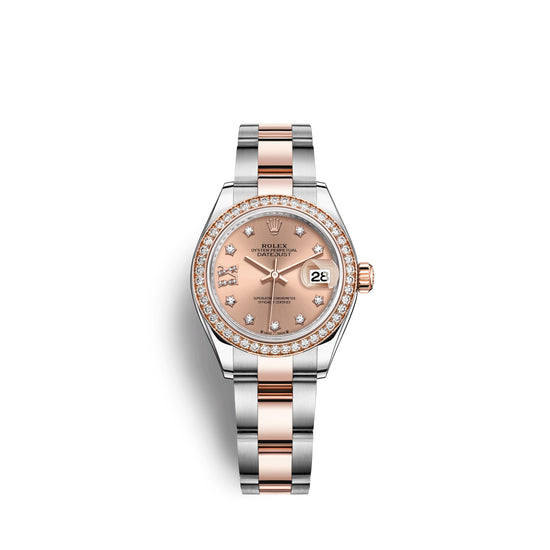 Rolex Replica Watch Lady-Datejust 28, Oystersteel and 18k Everose Gold, 279381RBR-0028