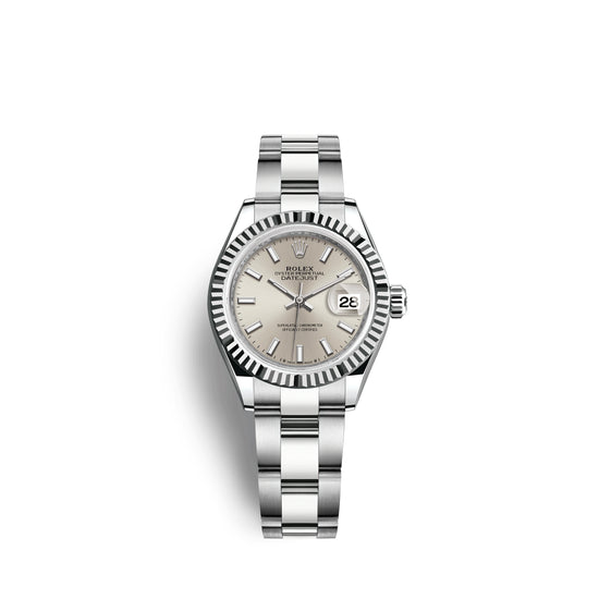 Rolex Replica Watch Lady-Datejust 28, Oystersteel and 18k White Gold, 279174-0006