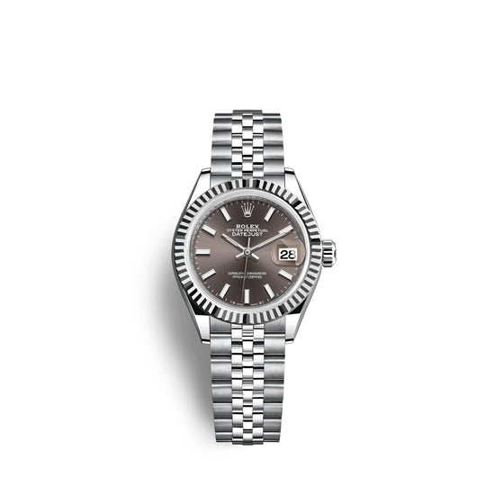 Rolex Replica Watch Lady-Datejust 28, Oystersteel and 18k White Gold, 279174-0011