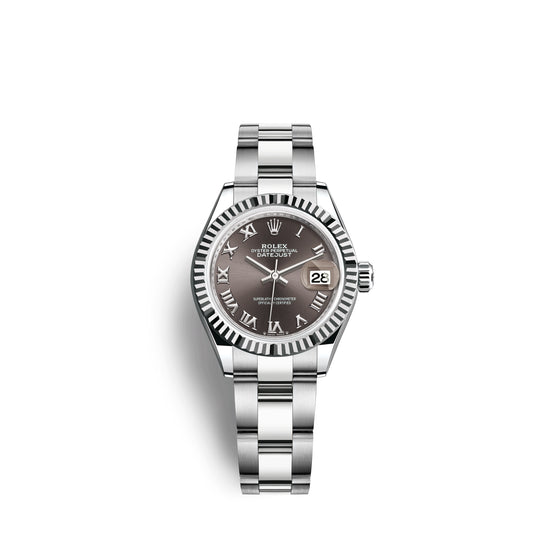 Rolex Replica Watch Lady-Datejust 28, Oystersteel and 18k White Gold, 279174-0014