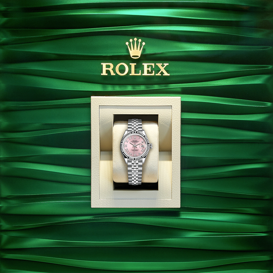 Rolex Replica Watch Lady-Datejust 28, Oystersteel and 18k White Gold, 279174-0017
