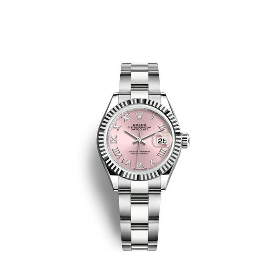 Rolex Replica Watch Lady-Datejust 28, Oystersteel and 18k White Gold, 279174-0018